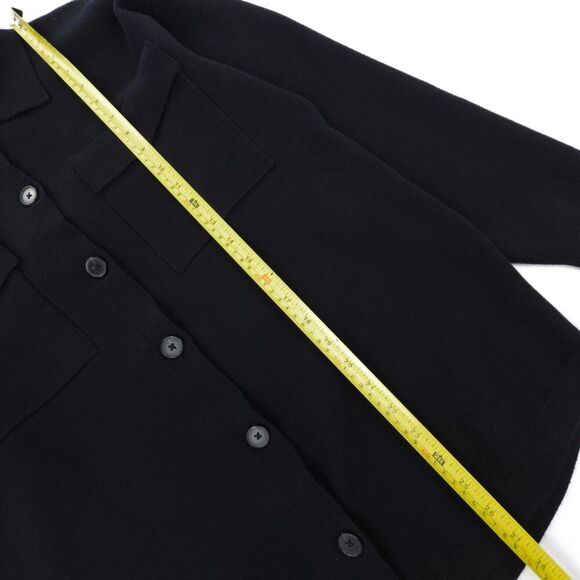 ARITZIA Wilfred Ronnie Sweater Workwear Boyfriend Shirt Jacket Clean Girl Black - Picture 4 of 6